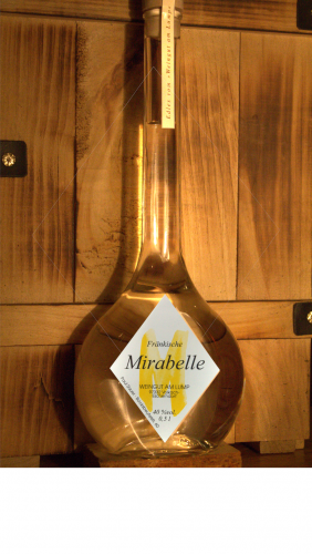 Fränkische Mirabelle    * 0,5l  weiße Herzflasche