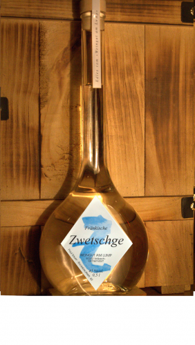 Fränkischer Zwetschge    * 0,5l  weiße Herzflasche